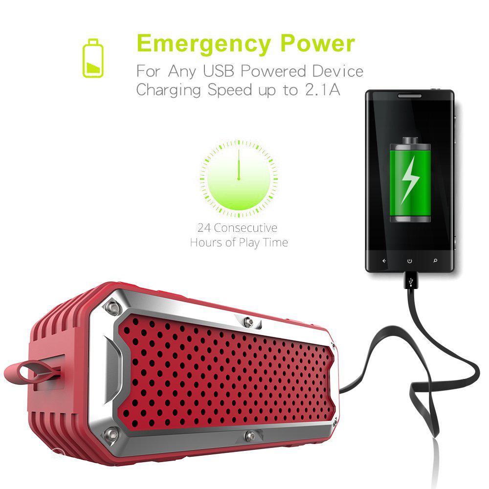 S6 Waterproof Portable Wireless Bluetooth Speaker Power Bank