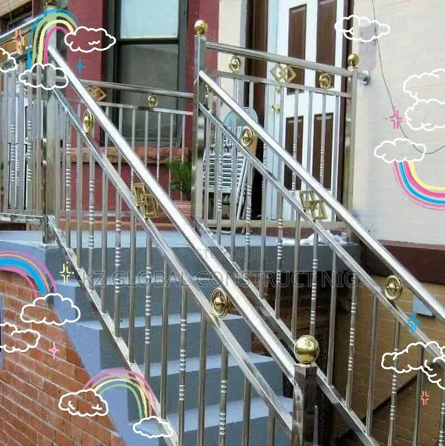 Stair Case Stainless Steel Hand Railings