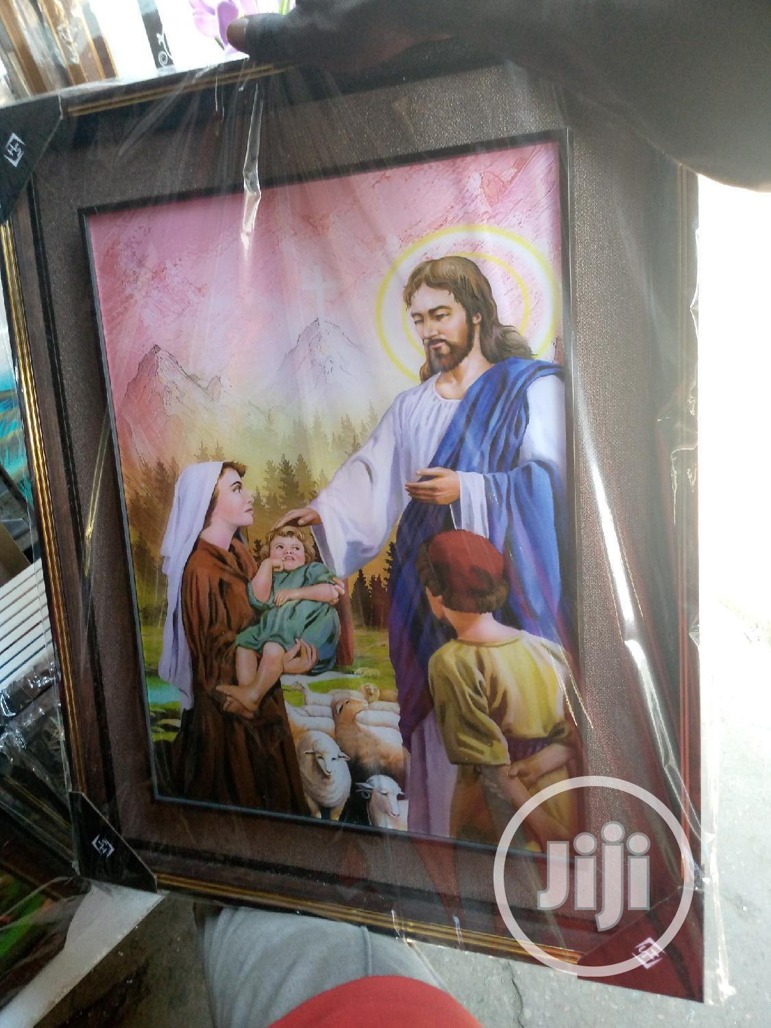 Wall Jesus Wooden Frame 22x18