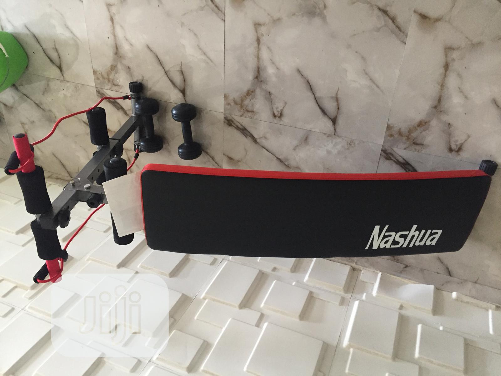 Nassau B New Imported Sit Up Bench With 3kg Dumbell and Rope