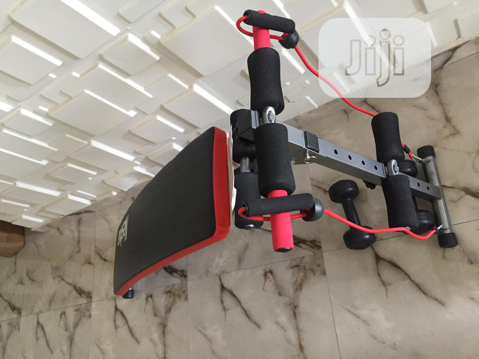 Nassau B New Imported Sit Up Bench With 3kg Dumbell and Rope