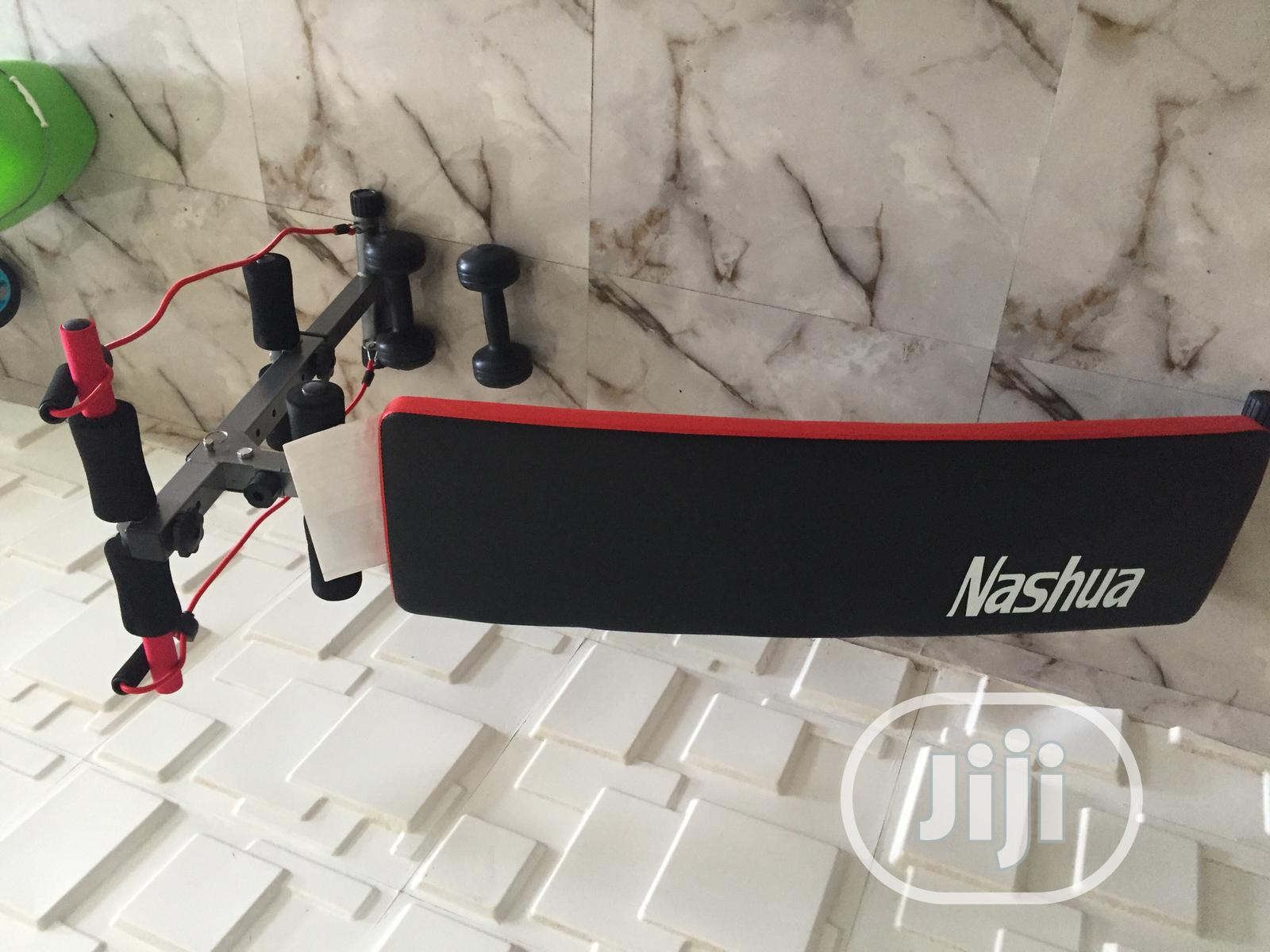Nassau B New Imported Sit Up Bench With 3kg Dumbell and Rope