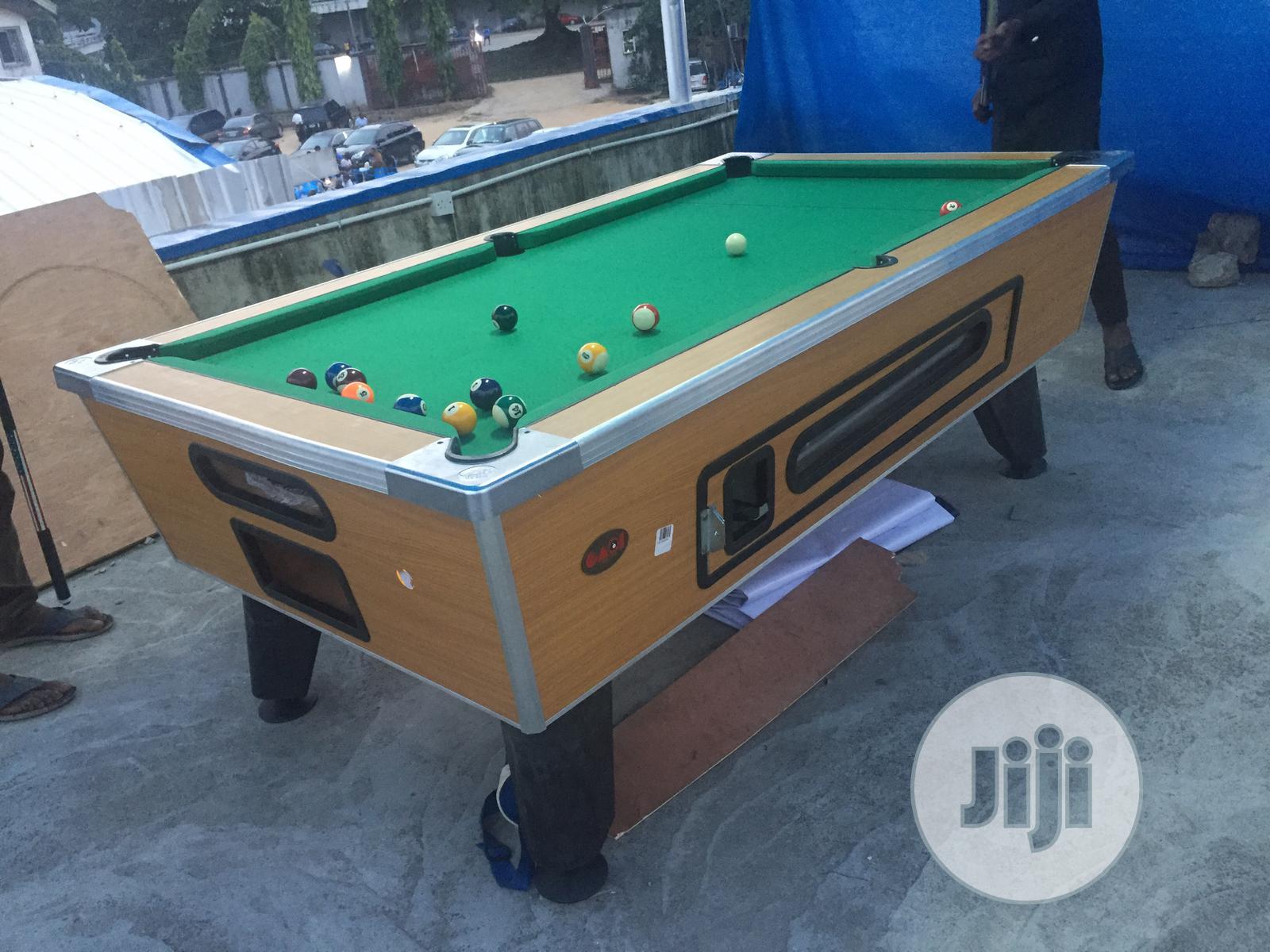 Brand New Marble-Top Snooker Table With Complete Accessories