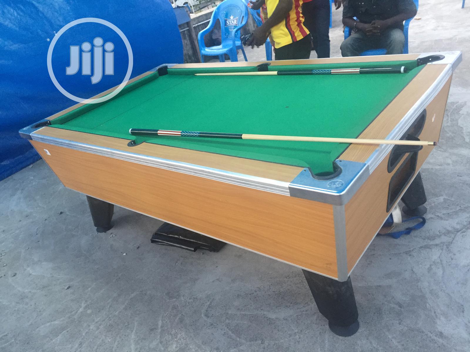Brand New Marble-Top Snooker Table With Complete Accessories