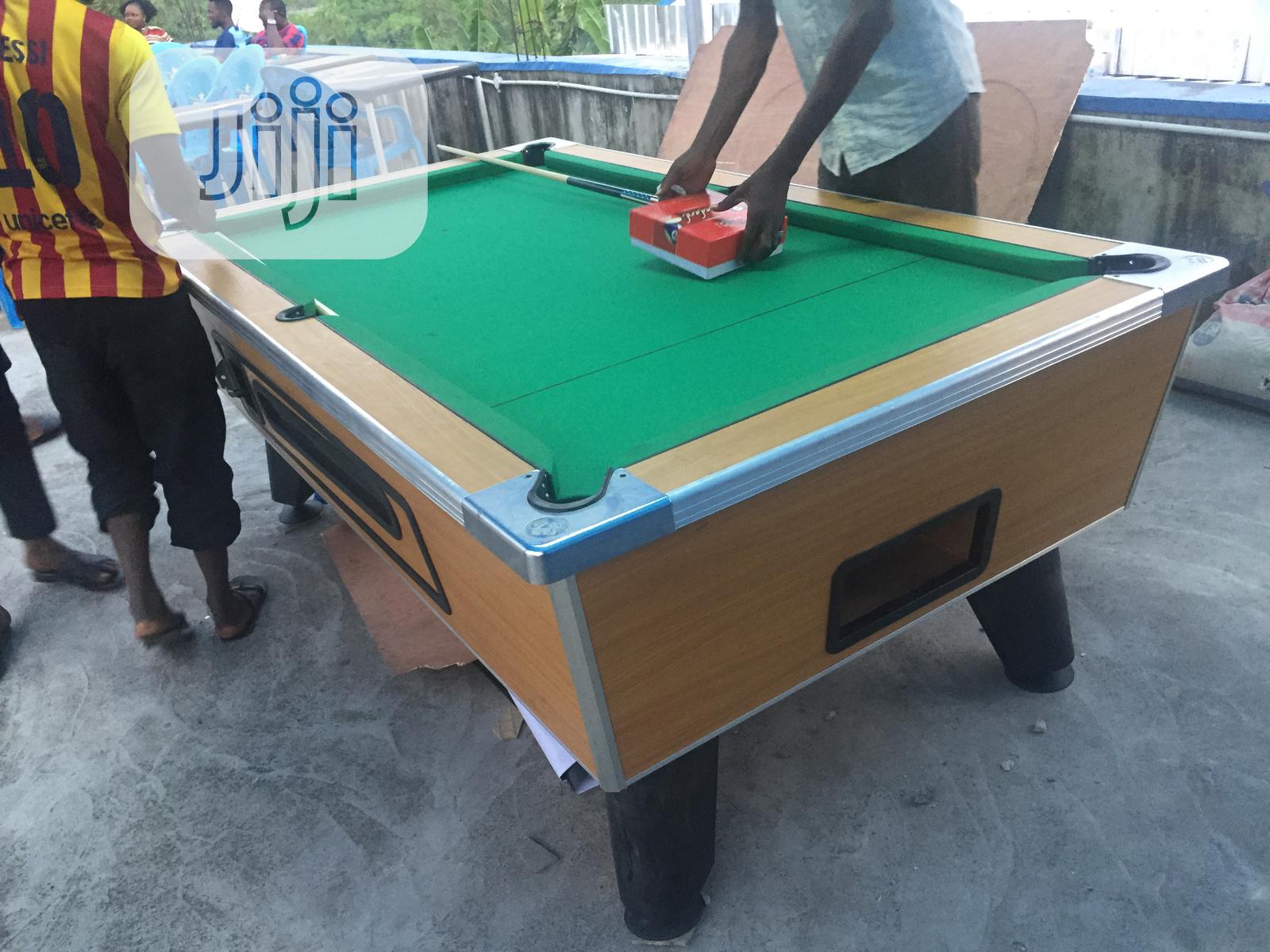 Brand New Marble-Top Snooker Table With Complete Accessories