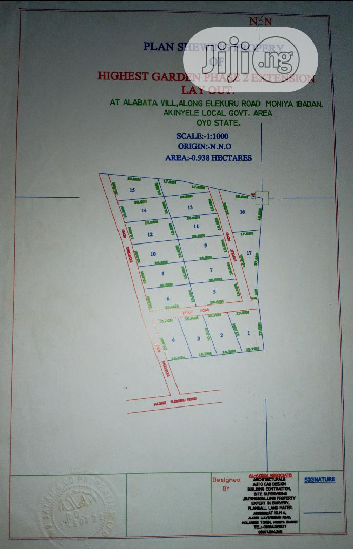 Plots of Land After Railway Port Alabata Road Moniya Ibadan