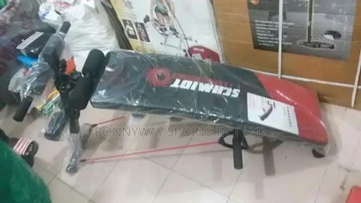 Situp Bench With Dumbell Nd Rope