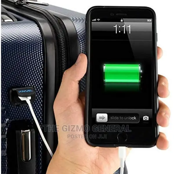 Traveler's Choice Pomona 2 Piece Set External Usb Blue