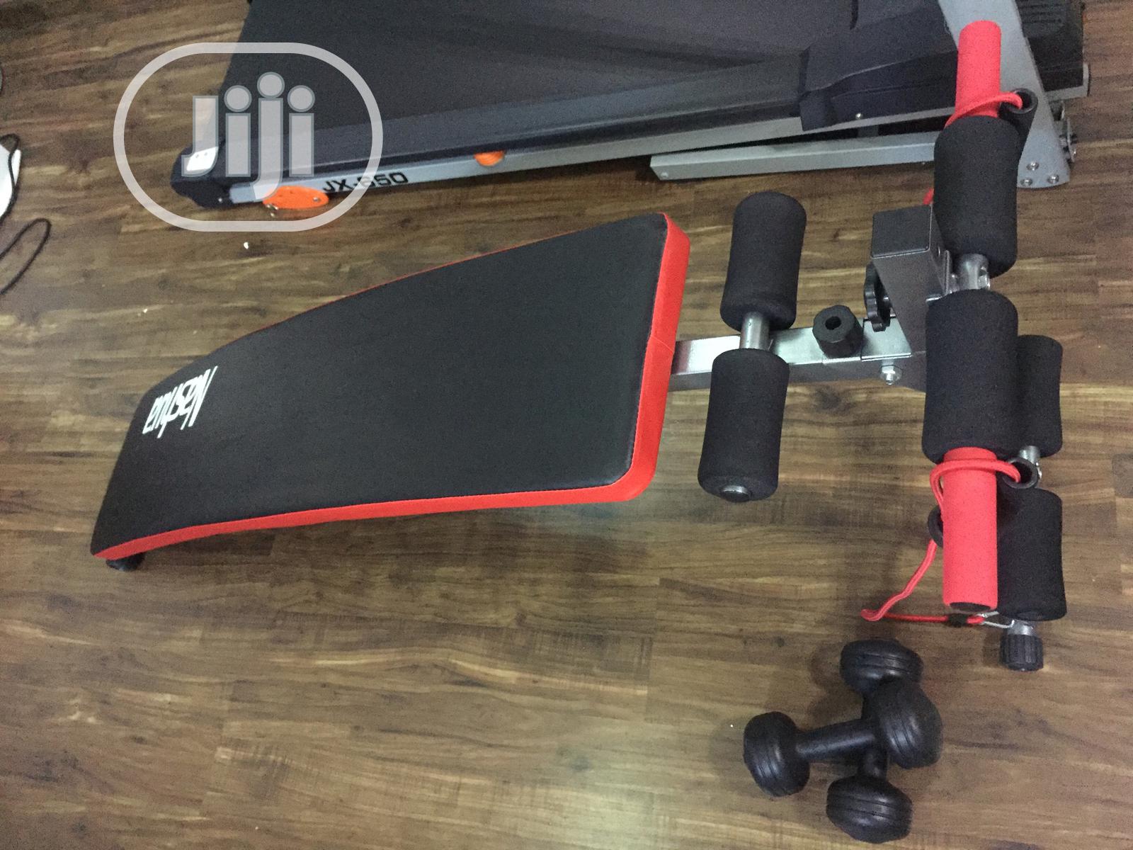 Nassau Tummy Trimmer Sir-Up Bench+ 3kg Dumbbell+Rope