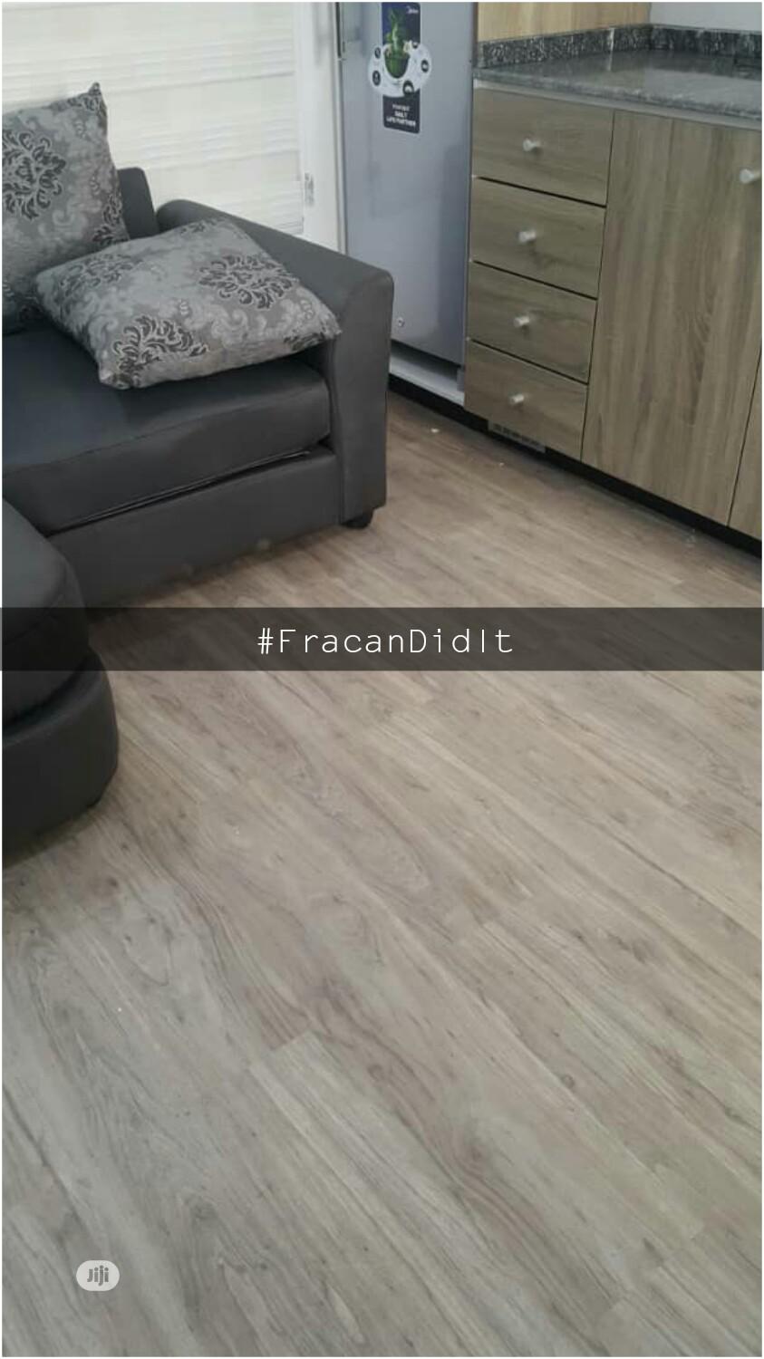 Vinyl PVC Wood-Like Floor. Fracan Interior LTD Abuja