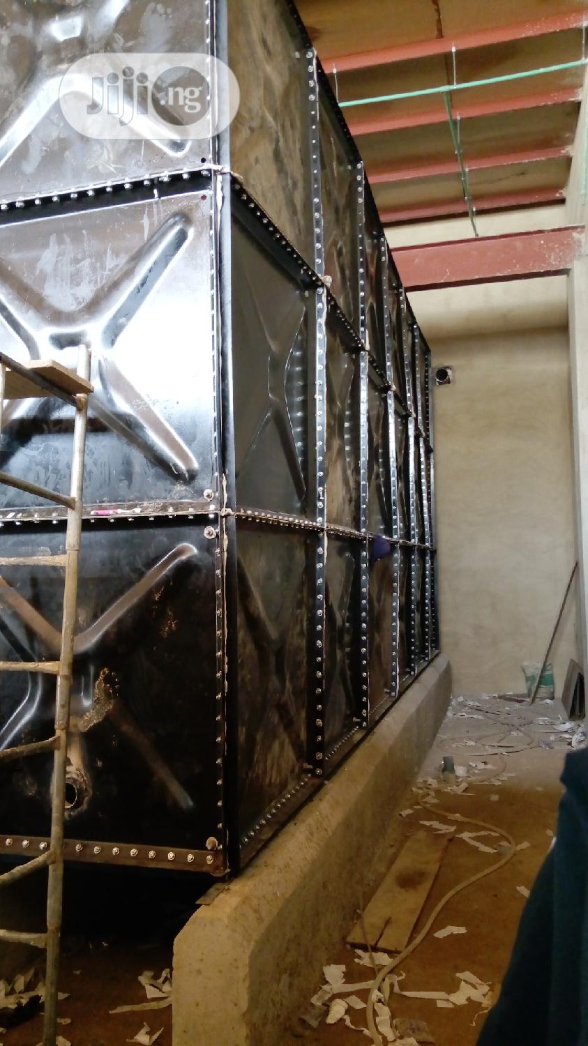 Sectional Mild Steel Tank and Accessories