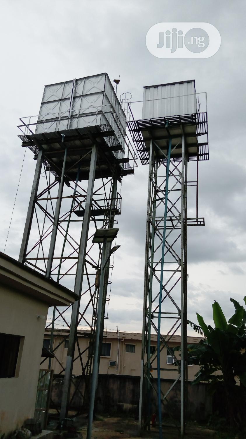Sectional Mild Steel Tank and Accessories