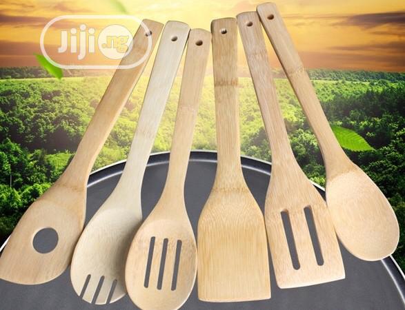 Set of Wooden Spoons With Holder