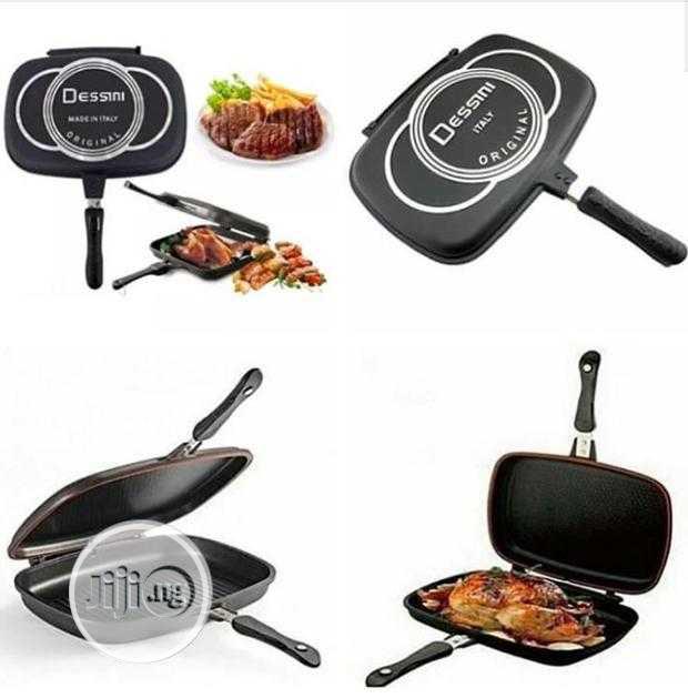 36cm Double Grilled Non Stick Fry Pan