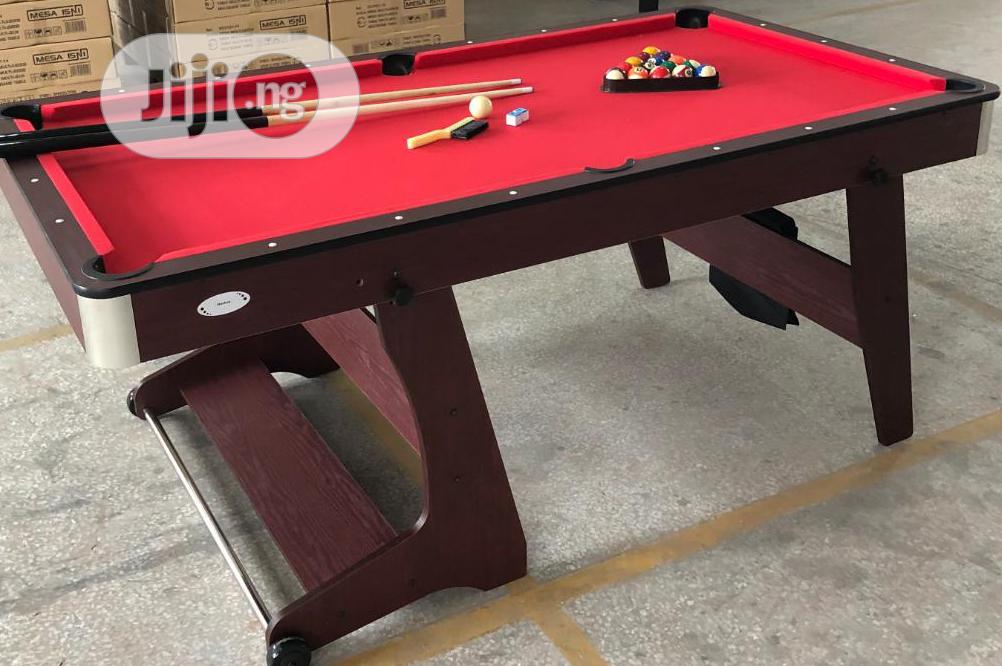 6ft Foldable Snooker Board With Complete Accessories