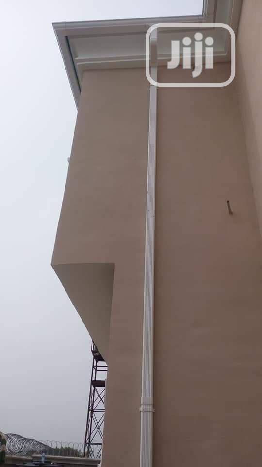 White Profile PVC Water Collector System