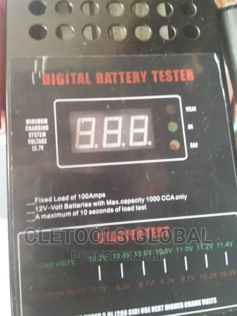 High Qaulity Digital Battery Tester 6-12v 125arm