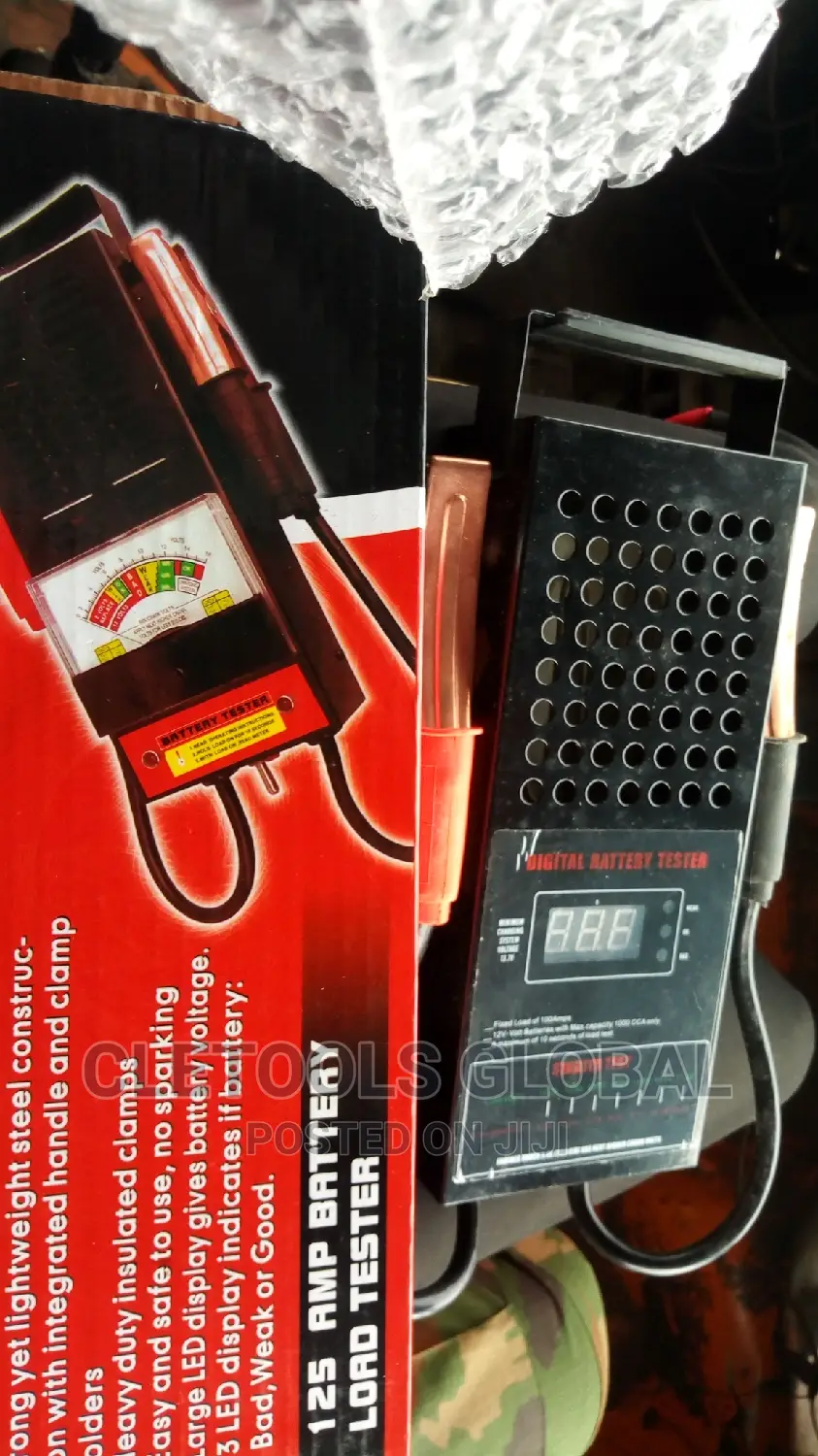 High Qaulity Digital Battery Tester 6-12v 125arm