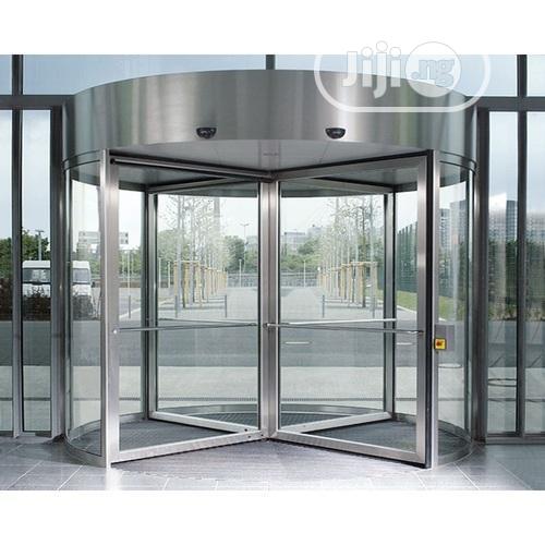 Revolving Door Installation In Nigeria By Teso Tech