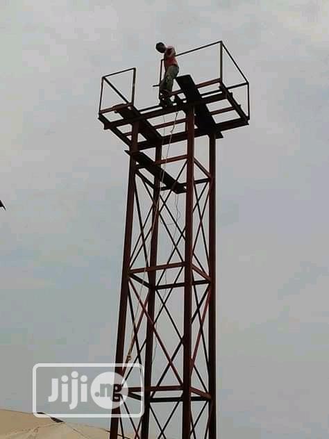 Construction Of Tank Towers And Scaffolding For Water Storage