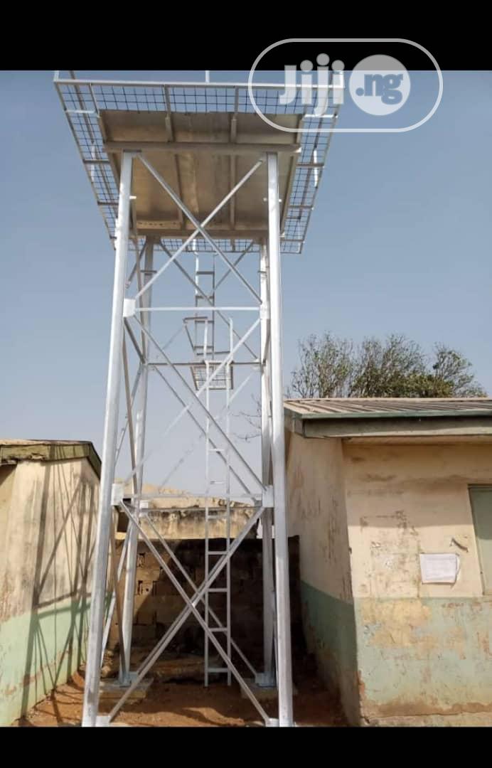 Construction Of Tank Towers And Scaffolding For Water Storage