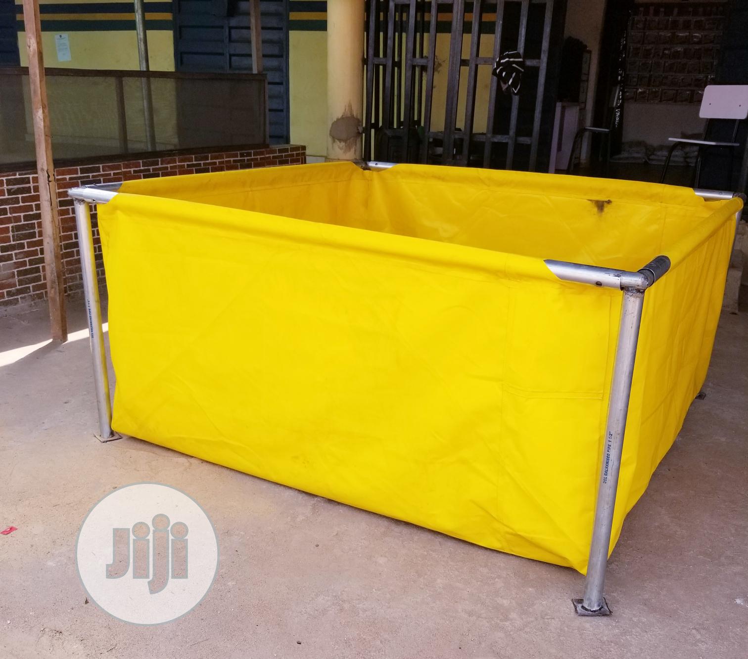 Tarpaulin Fish Pond.