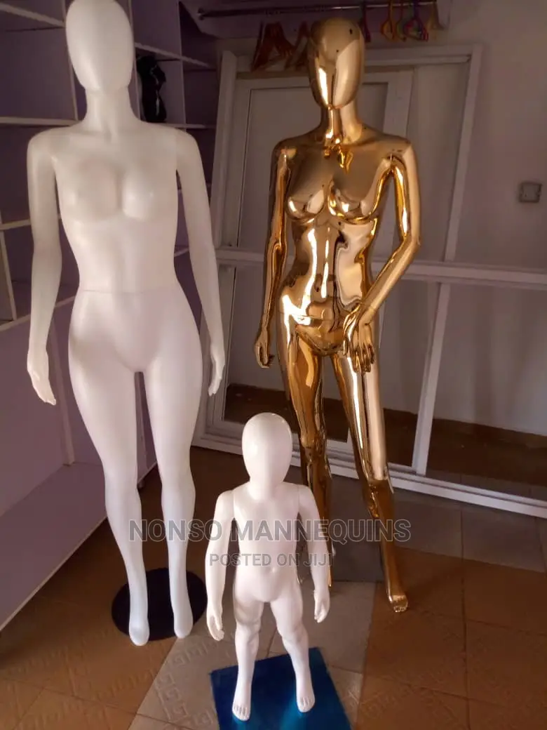 Chrome Gold Faceless Hot Sale Female Mannequinz