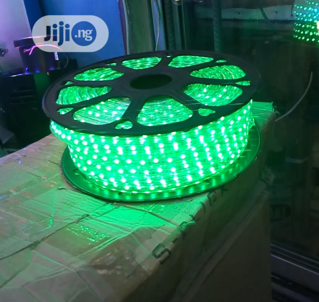 Green 50 Meters Led Rope Light for Decorating