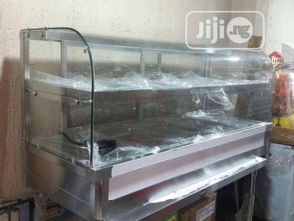 Curved Glass Bainmarie Machine (Food Warmer)