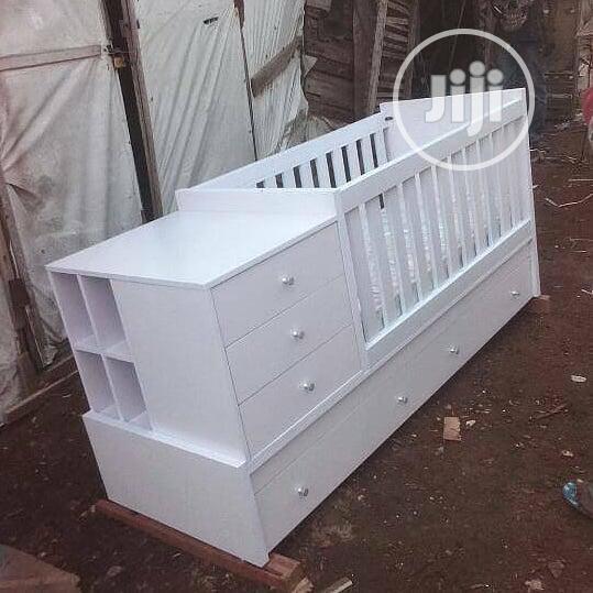 Baby Cot Bed White Colour