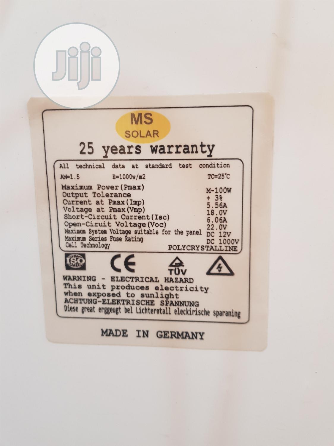100w Solar Panel