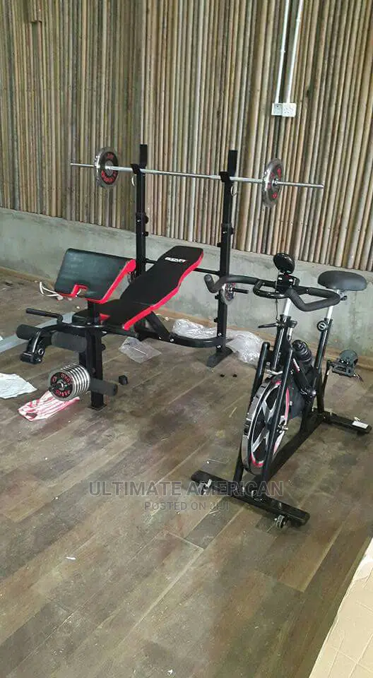 Brand New American Bodyfit Weight Bench With 50kg Weight