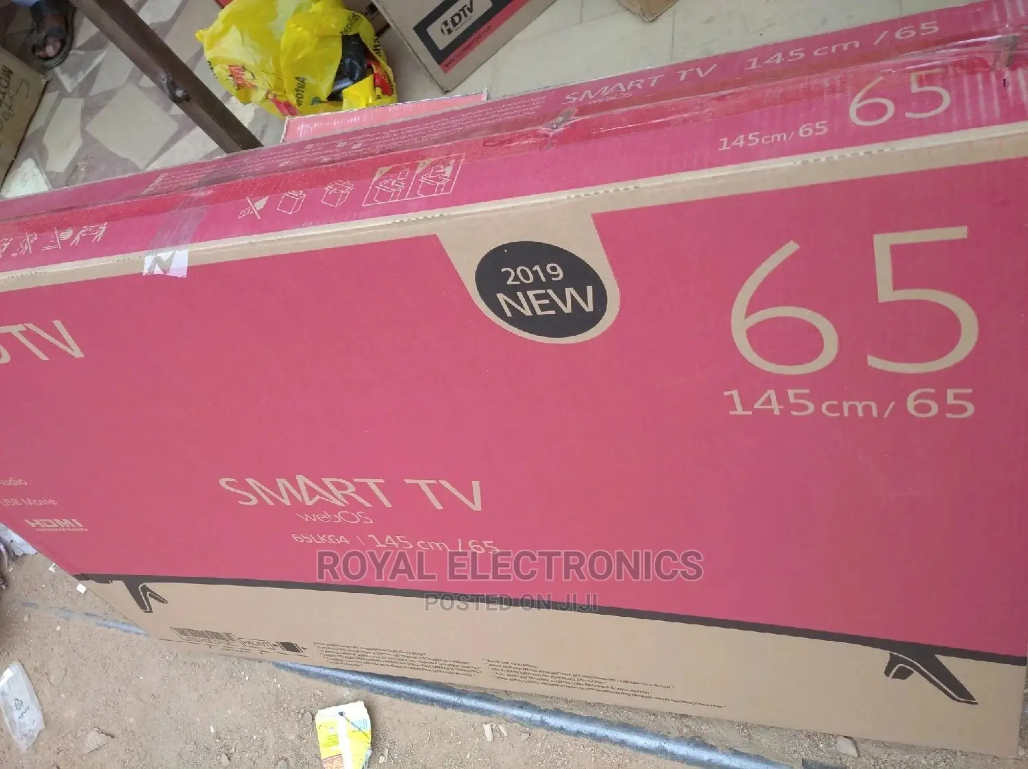 New Lg Smart Android Tv 65inche With Browser and Internet