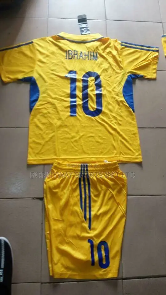 Complete Set Of Adidas Jersey With Costormizing