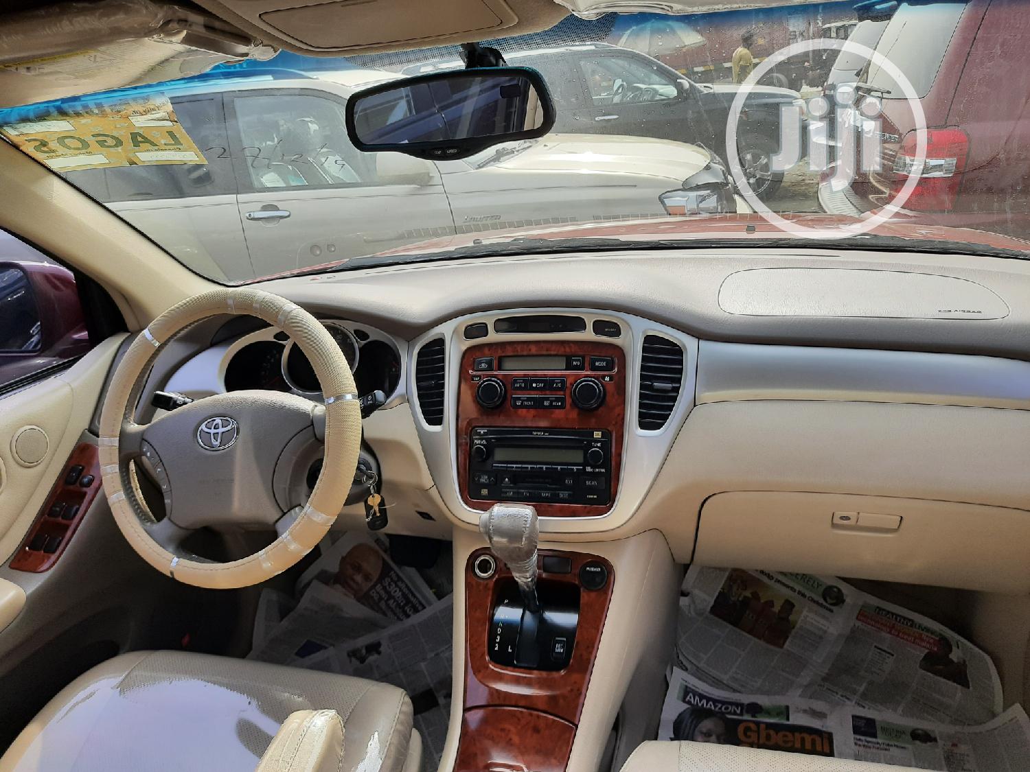 Toyota Highlander Limited V6 4x4 2007 Red