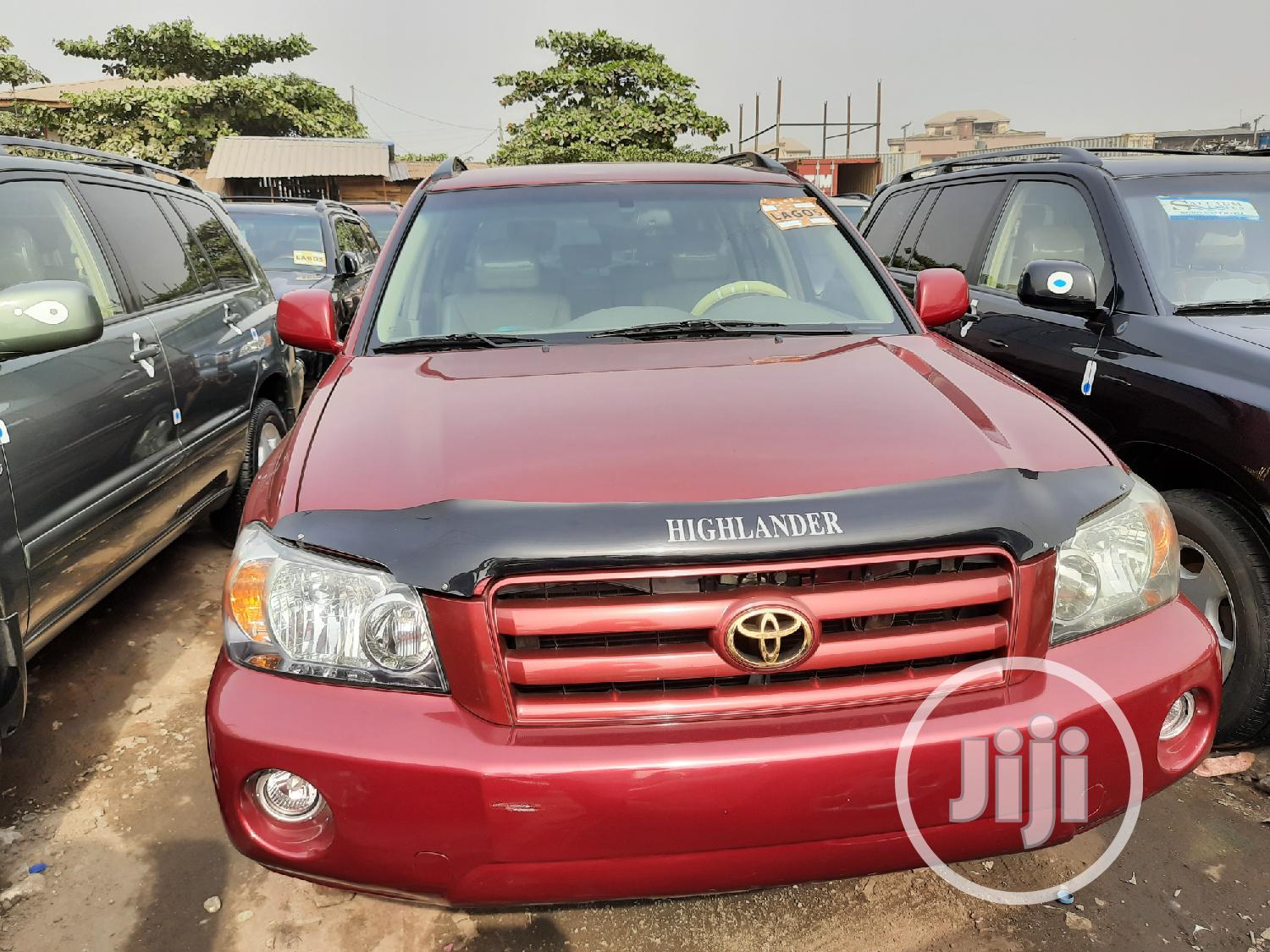 Toyota Highlander Limited V6 4x4 2007 Red