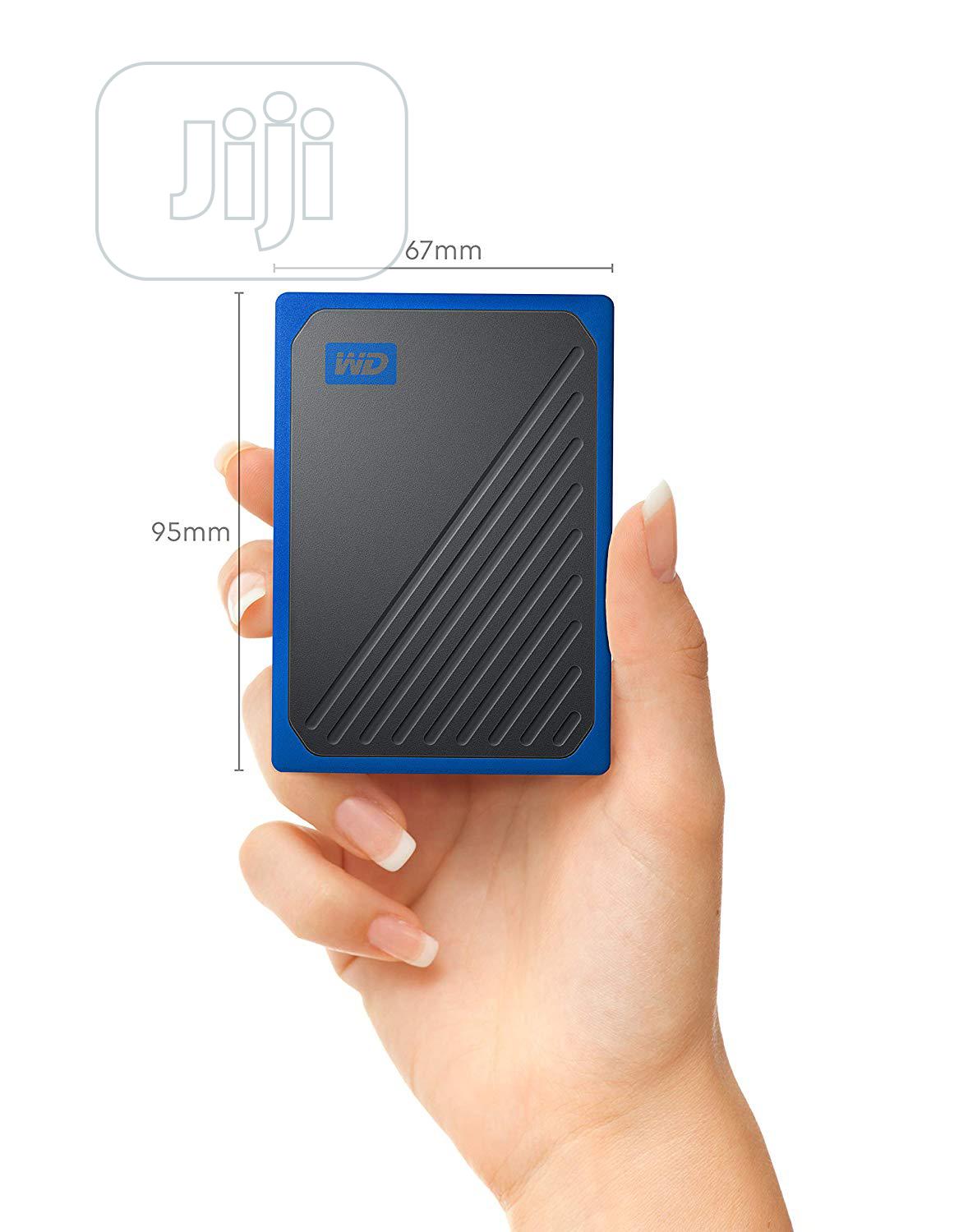 WD 1TB My Passport Go SSD Cobalt Portable External Storage