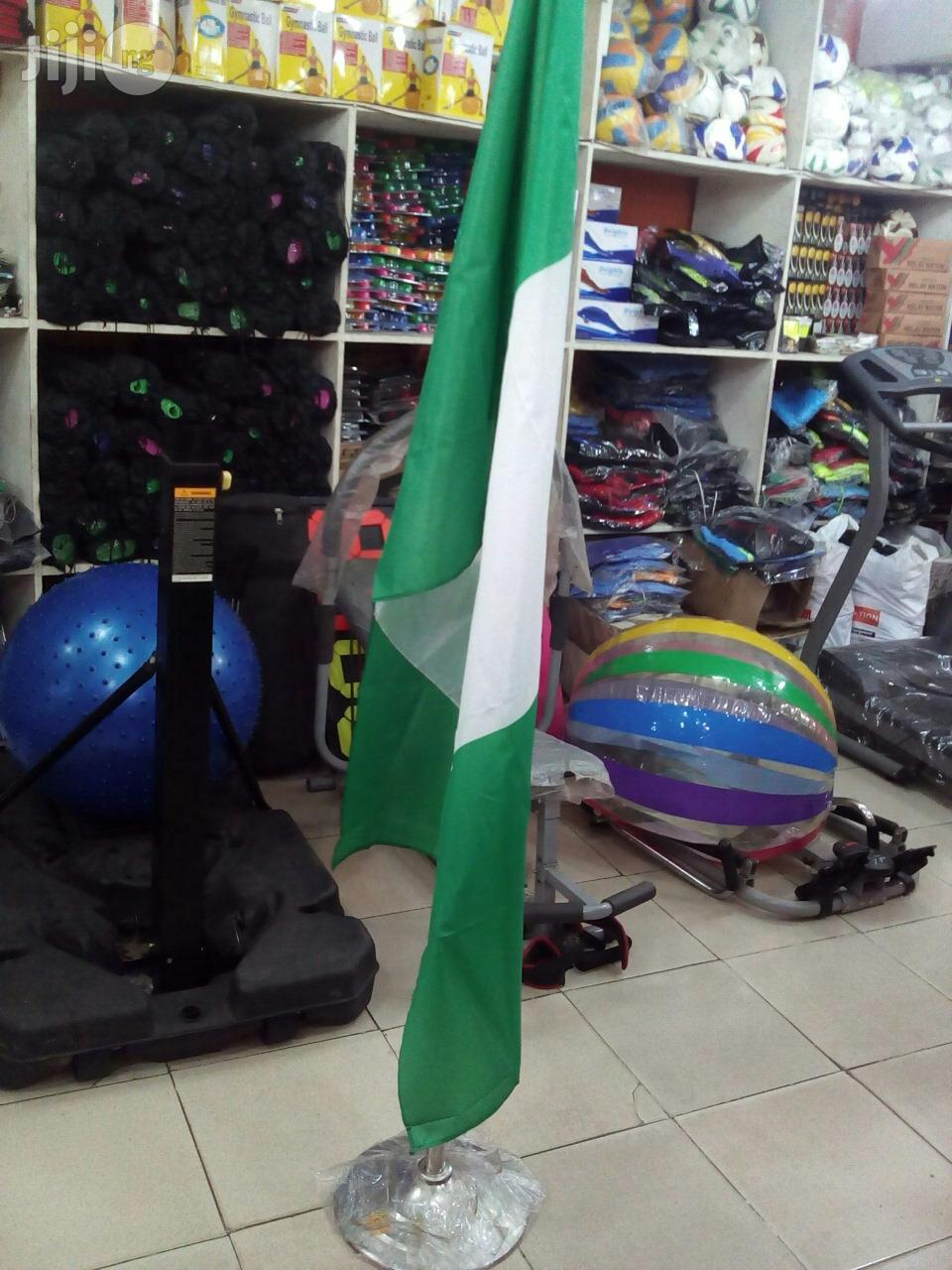 Countries Flag With Pole.