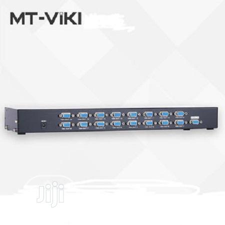 MT-VIKI 350mhz 16 Port 1 Input 16 Output Av Vga Splitter For Wide Scre