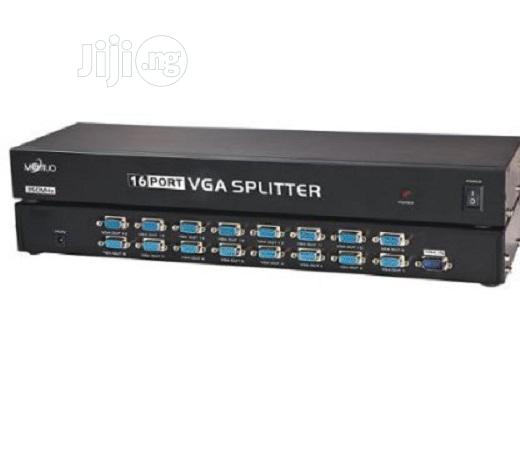 MT-VIKI 350mhz 16 Port 1 Input 16 Output Av Vga Splitter For Wide Scre