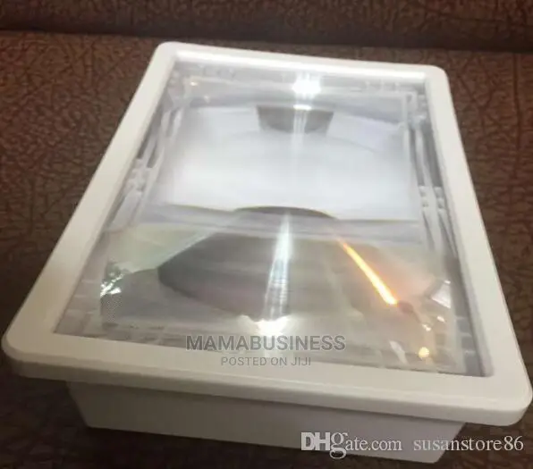 F2 Box Shaped 3D Screen Magnifier - White