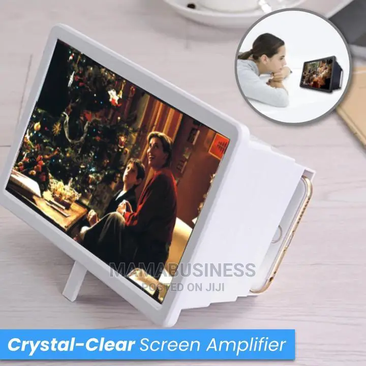 F2 Box Shaped 3D Screen Magnifier - White