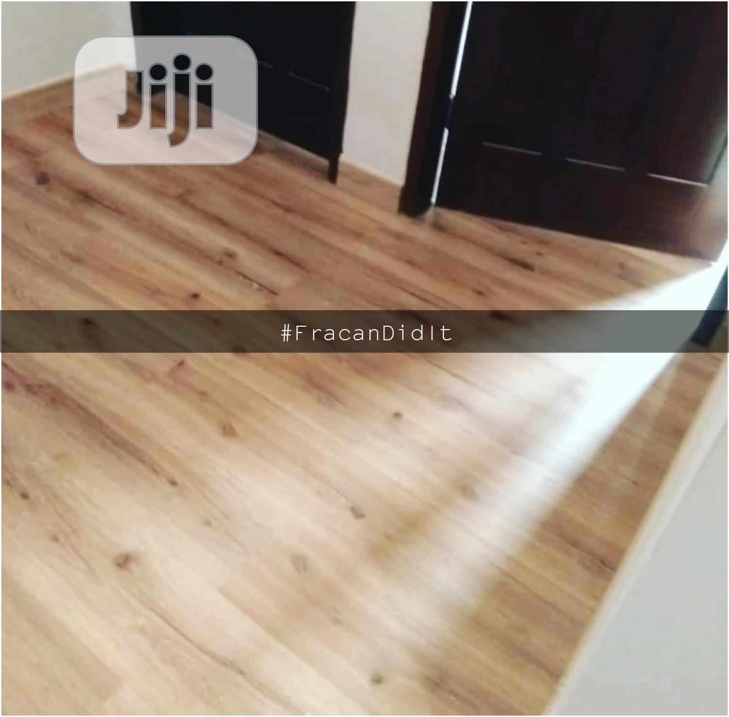 Vinyl PVC Wood-Like Floor in Abuja. Free Installation