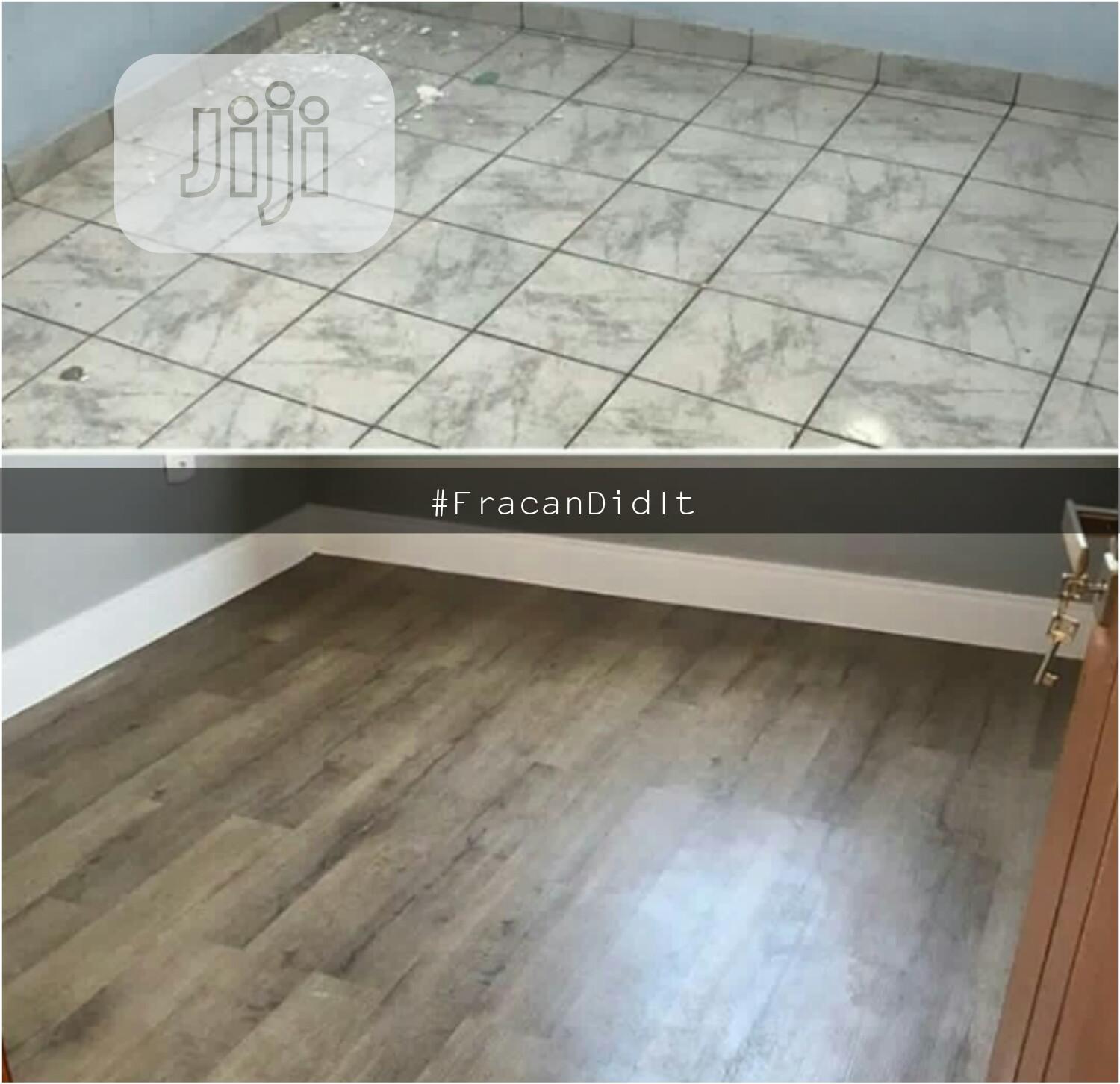 Vinyl PVC Wood-Like Floor in Abuja. Free Installation