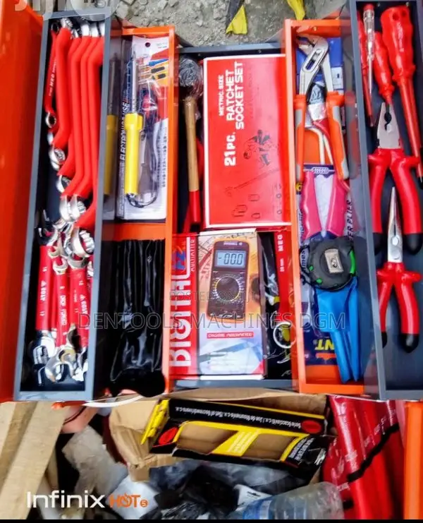Set Of Electric Tools Box Complete