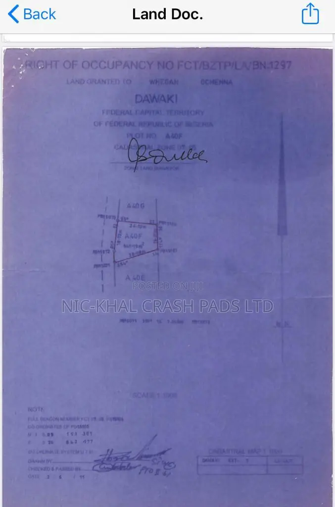 Plot of Land in Dawaki Ext (Trans Engineering Estate) 4 Sale