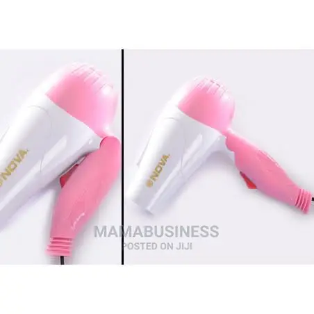 Nova Foldable Professional Hair Dryer 1000w - Pink
