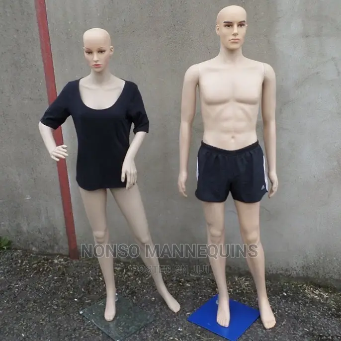 Skin Colour Plastic Male Female Mannequins