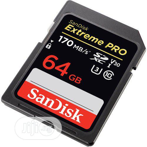 Sandisk 64gb Extreme PRO Uhs-1 SDXC Memory Card