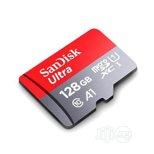 Sandisk Memory Cards, 128gb 100mb/S Ultra A1 Micro Sd
